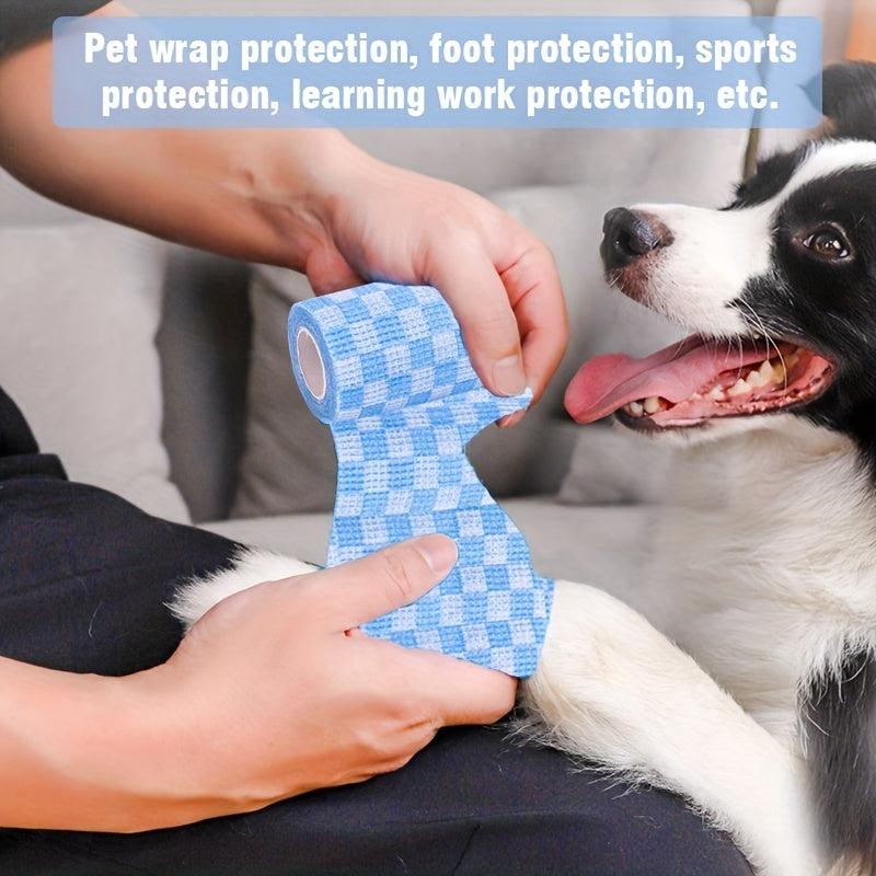 10pcs Carton Patterned Bandage for Pet Wound Care & Protection