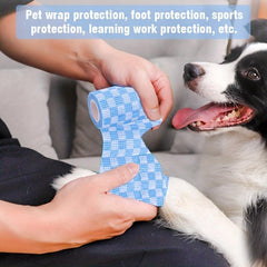 10pcs Carton Patterned Bandage for Pet Wound Care & Protection