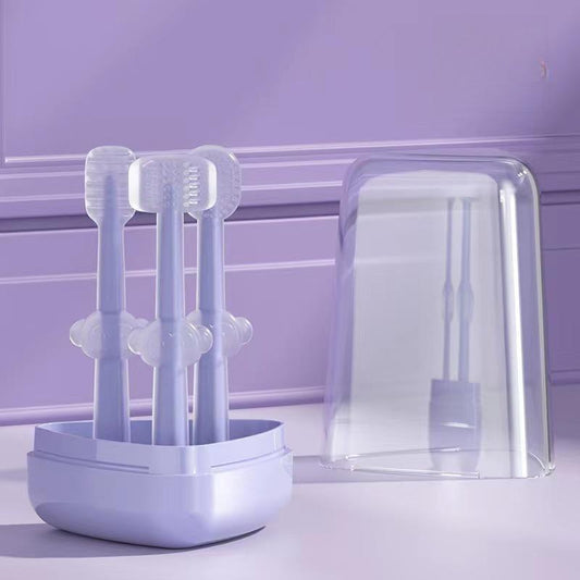 Kitten Pet Silicone Toothbrush Cat Brushing Dog Toothpaste