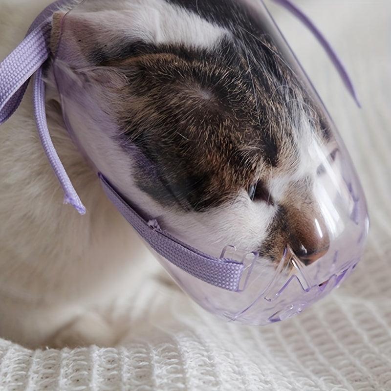 Cat Muzzle for Grooming Prevents Biting Comfortably