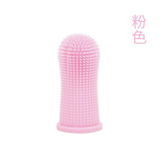 Silicone Dog Finger Toothbrush with Storage Box for Pet Dental Care