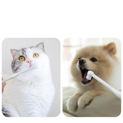 Pet Toothbrush for Cats and Dogs Mouth Teeth Cleaning