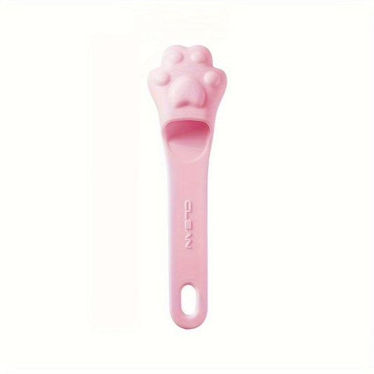 1pc 3pcs Paw Shaped Pet Toothbrush - Soft Silicone Dog Dental Cleaning Brush