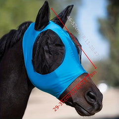 Soft Mesh Horse Fly Mask with Ears Quiet Ride