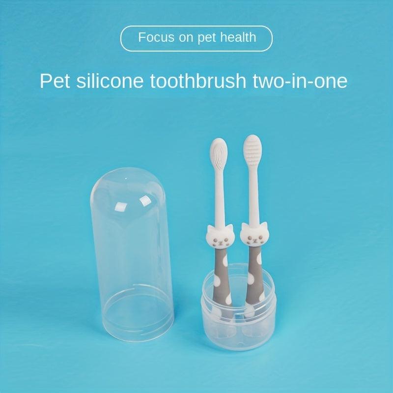 Pet Grooming Toothbrush for Dogs and Cats' Oral Health