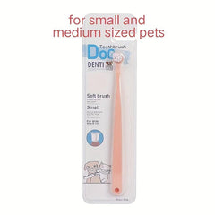 Vanilla Beef Flavor Dog Toothpaste & Soft Bristle Pet Toothbrush