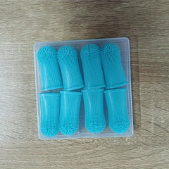Silicone Pet Toothbrush Soft Dog Finger Brush Dental Care Accessories