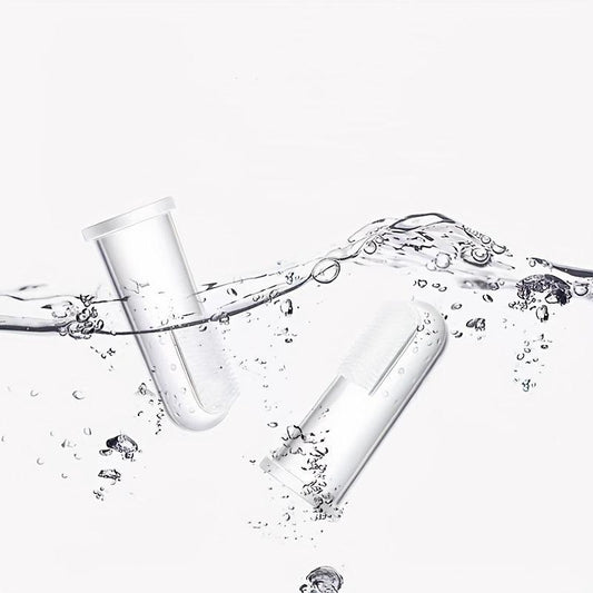 EasyClean Pet Finger Toothbrush for Dogs Gentle Dental Care Soft Bristles