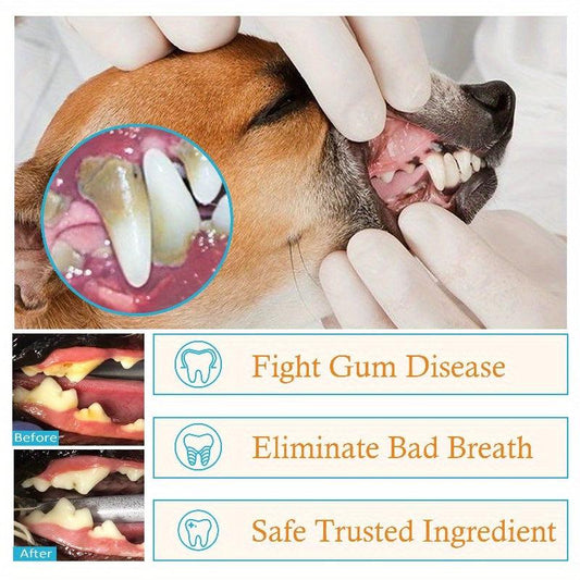 50pcs Dog Toothbrush Finger Cover Dental Wipes for Teeth Cleaning