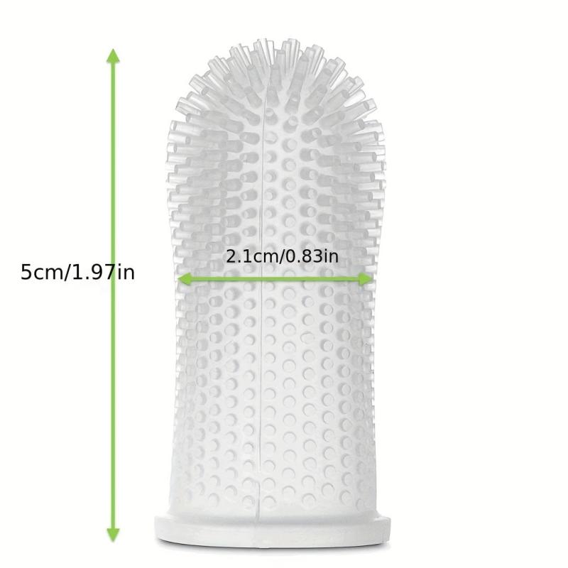 Dog Toothbrush 360 Finger Toothbrush Kit Dental Care For Small Pets