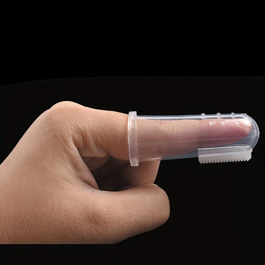 Pet Finger Toothbrush Dog Brush Clean Teeth & Freshen Breath
