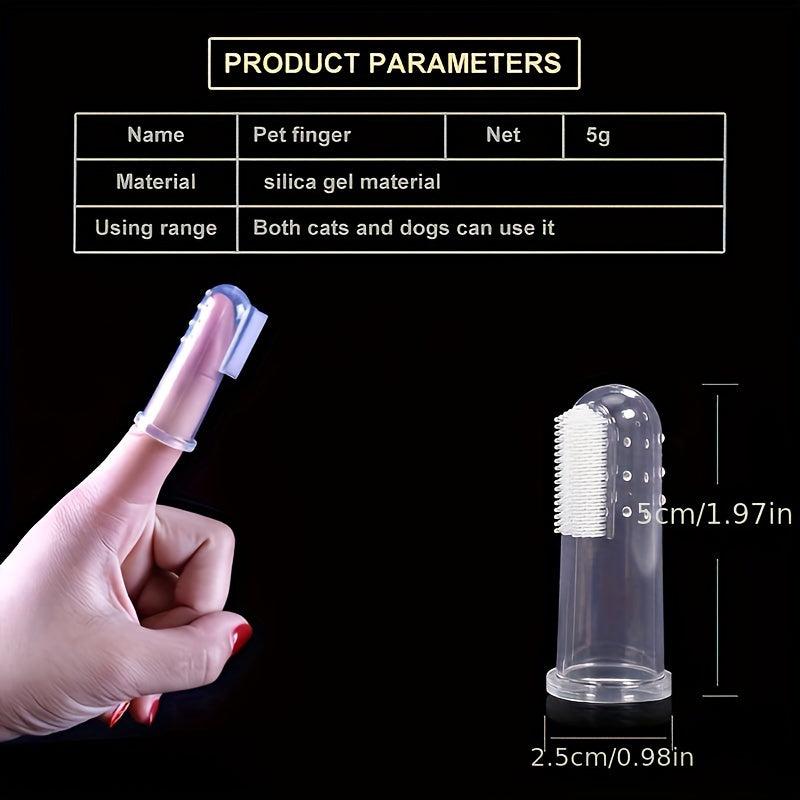 Pet Finger Toothbrush Dog Brush Clean Teeth & Freshen Breath