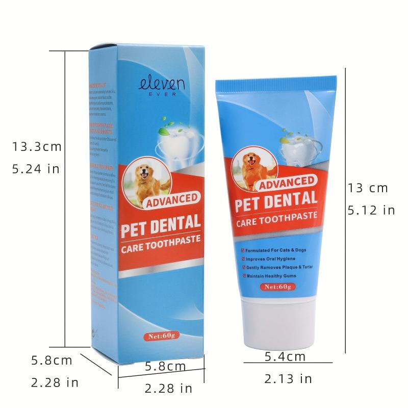 Natural Dog Teeth Care Toothpaste Tartar Bad Breath Dental Care