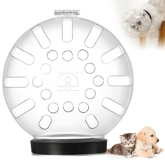 Transparent Breathable Pet Cat Muzzle Anti-bite Anti-scratch Headgear