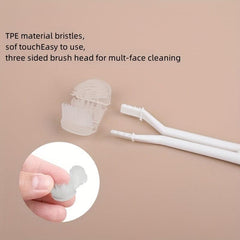 3-Sided Pet Toothbrush for Dogs & Cats - Oral Cleaning Brush