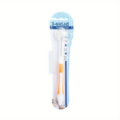 3-Sided Pet Toothbrush for Dogs & Cats - Oral Cleaning Brush