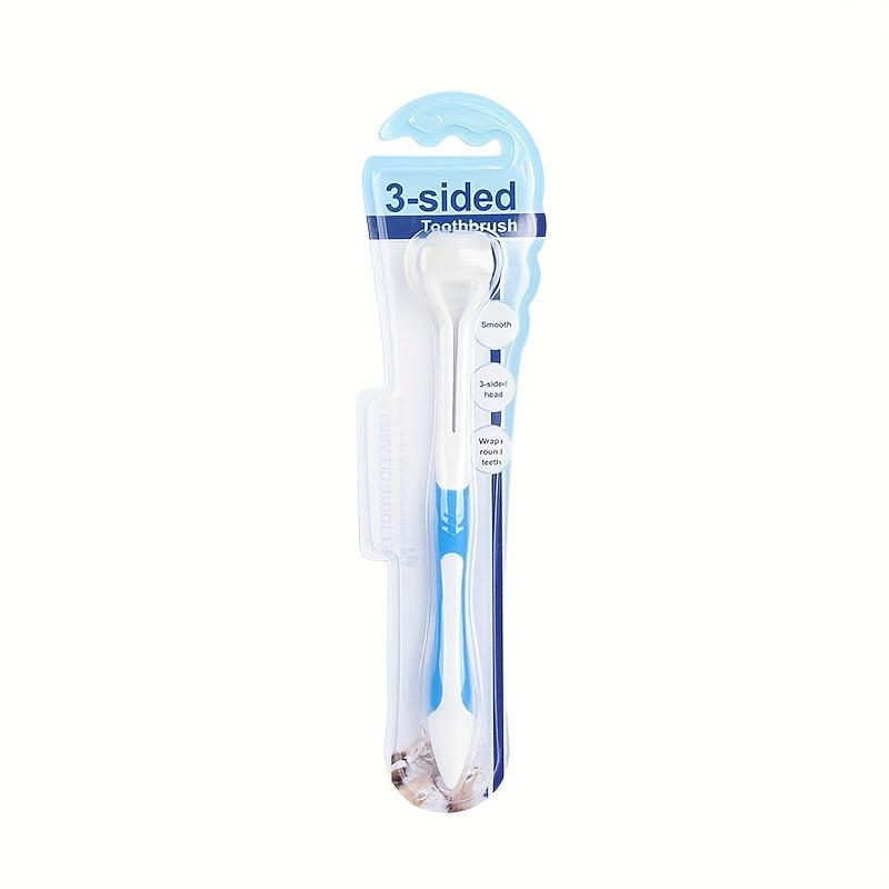 3-Sided Pet Toothbrush for Dogs & Cats - Oral Cleaning Brush