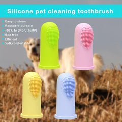 5pcs Dog Toothbrush Finger Set with Eye and Chin Cleaning Tool