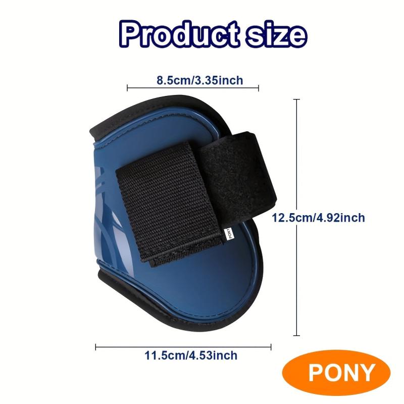 Horse Leg Boots & Protectors Set, Support Gear for Jumping & Riding