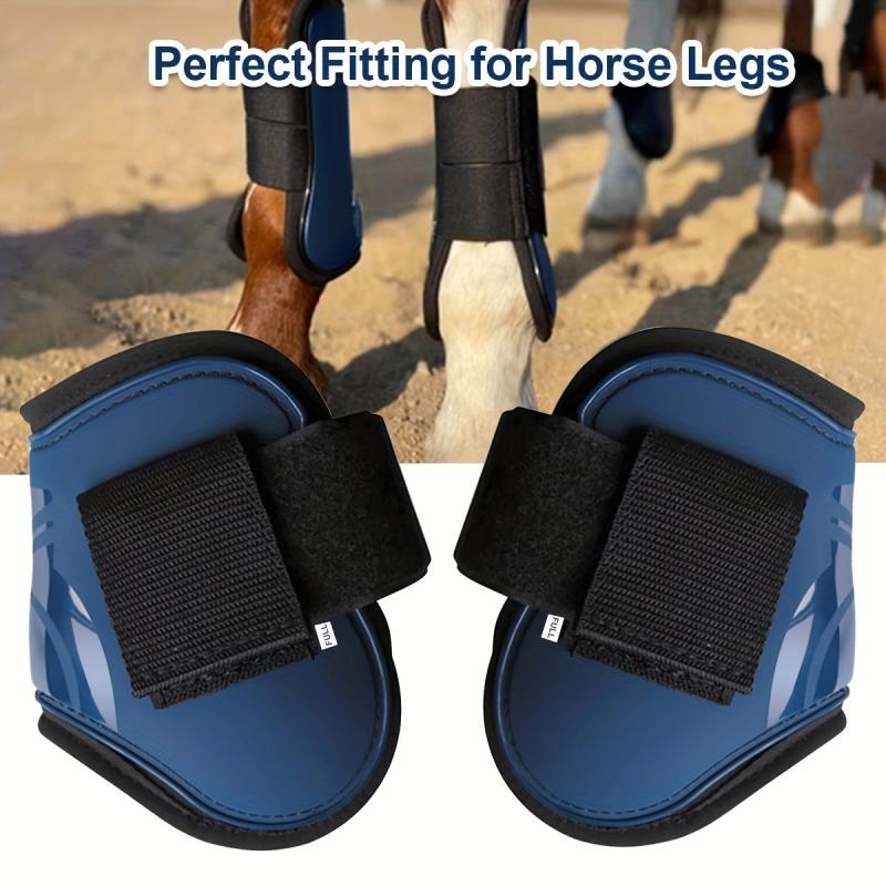 Horse Leg Boots & Protectors Set, Support Gear for Jumping & Riding