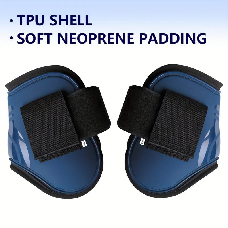 Horse Leg Boots & Protectors Set, Support Gear for Jumping & Riding