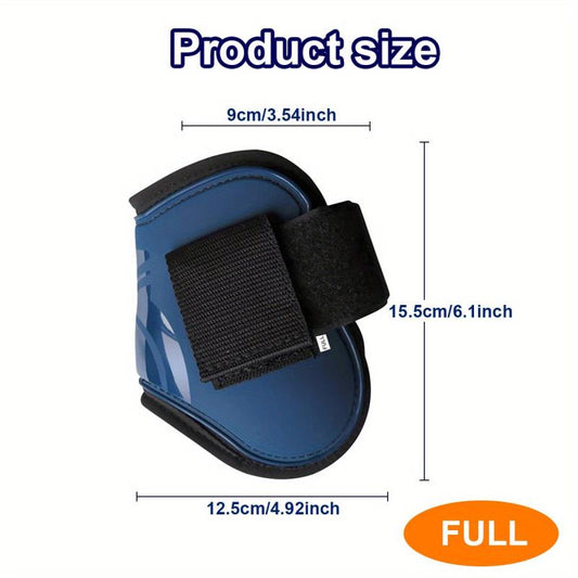 Horse Leg Boots & Protectors Set, Support Gear for Jumping & Riding