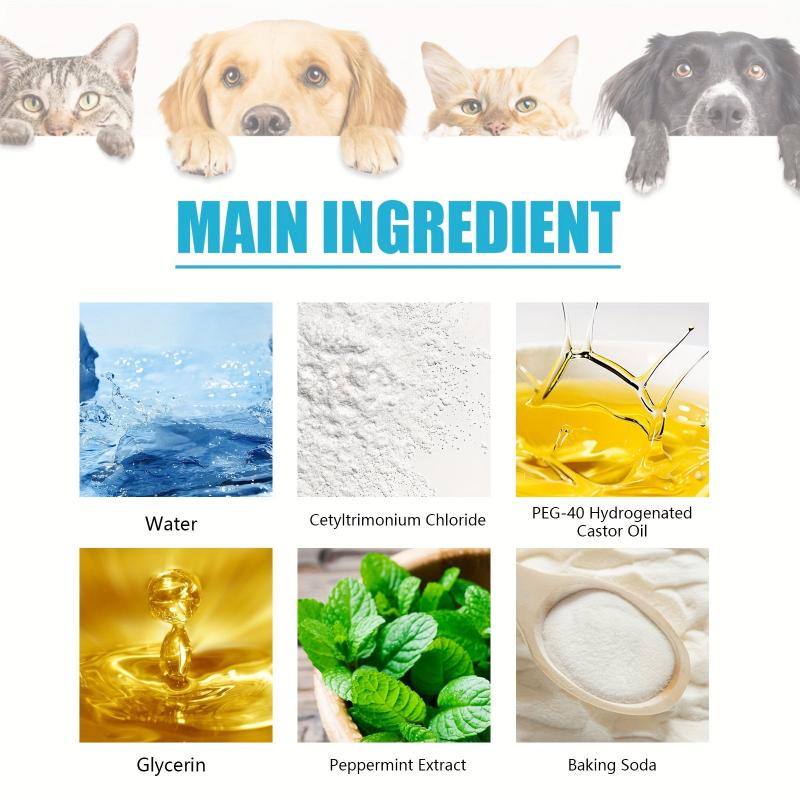 50-Pad Dog Toothbrush & Finger Cover Dental Wipes for Pet Teeth Cleaning