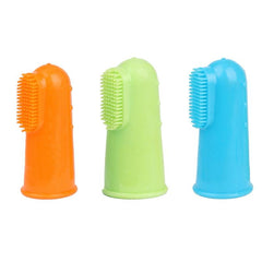 3pcs Pet Finger Toothbrush Soft Bristle Dog Toothbrush