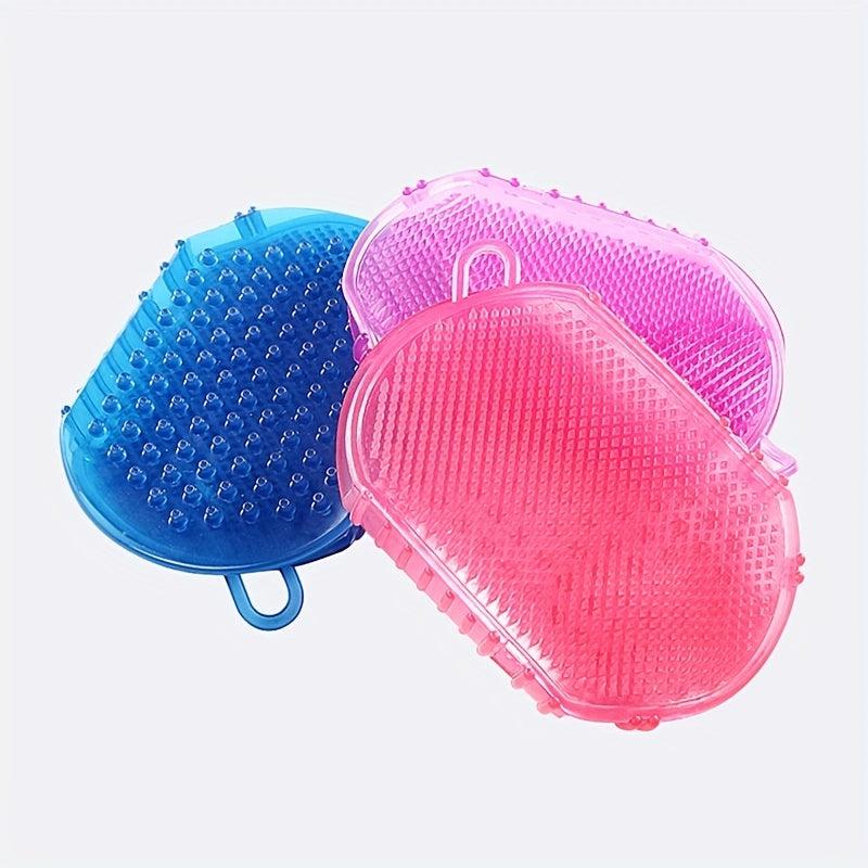 1pc Horse Massage Brush Magnetic Beads Gloves Hair Removal Rubber Brushes