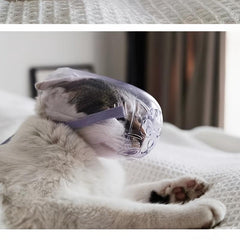 Adjustable Cat Muzzle Anti Bite Pet Grooming Cover
