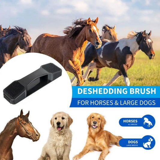 Pro Horse Grooming Massage Kit Pet Neat Comb Shedding Hair Face Cleaning