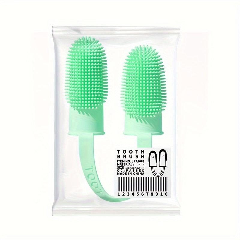 Soft Bristle Dog Finger Toothbrush for Dental Care