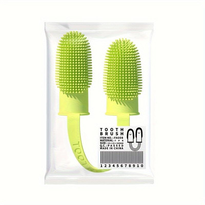 Soft Bristle Dog Finger Toothbrush for Dental Care