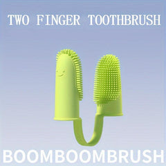 Soft Bristle Dog Finger Toothbrush for Dental Care