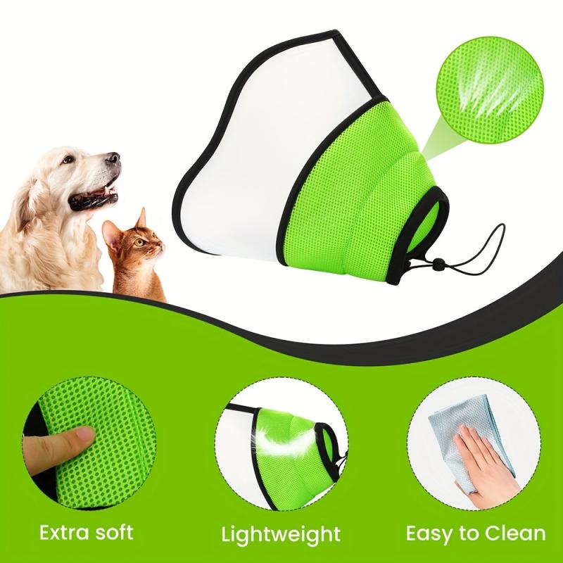 Dog Recovery Collar Adjustable Elizabeth Protective Cone Collar