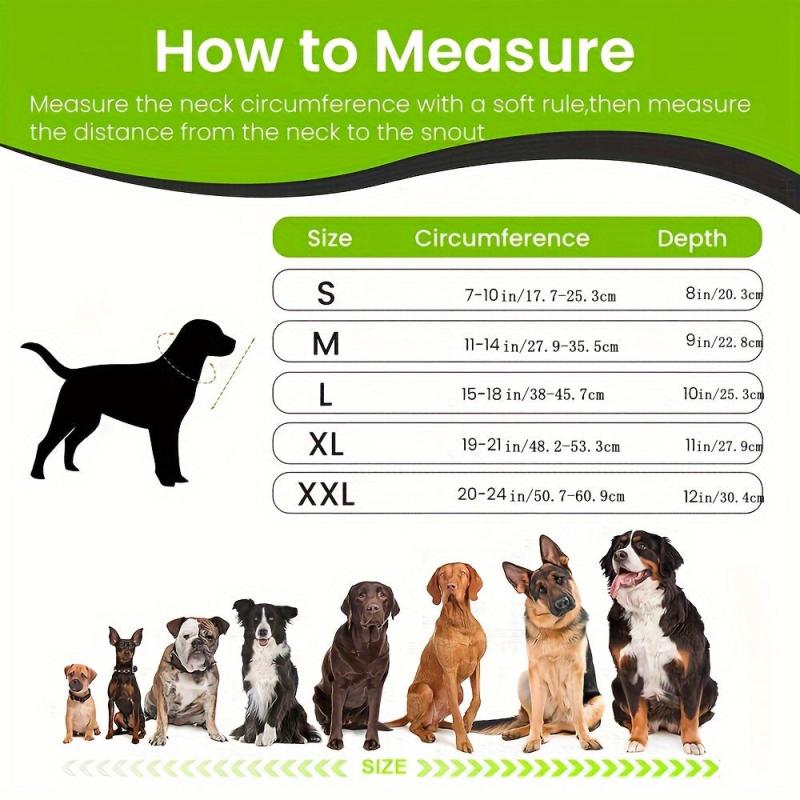 Dog Recovery Collar Adjustable Elizabeth Protective Cone Collar