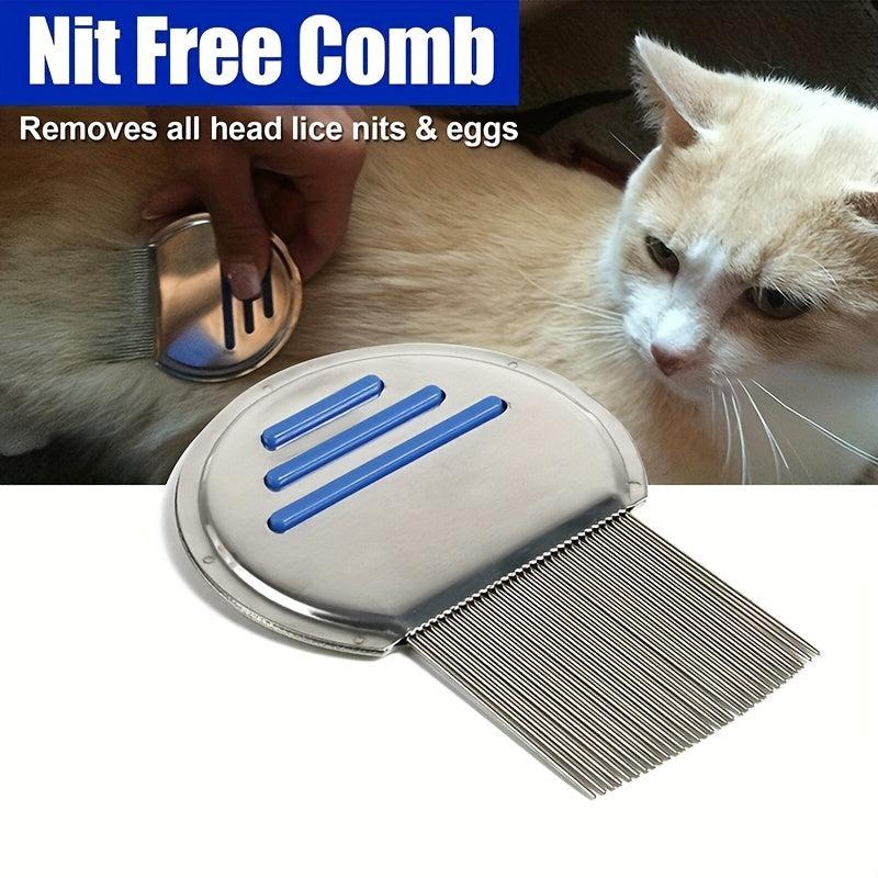 Stainless Steel Pet Grooming Comb for Long Hair