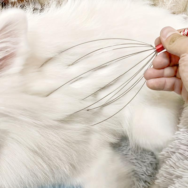 Pet Claw Head Massager for Stress Relief - Dogs and Cats