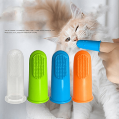 Pet Finger Toothbrushes Dental Care Dogs Cats Grooming
