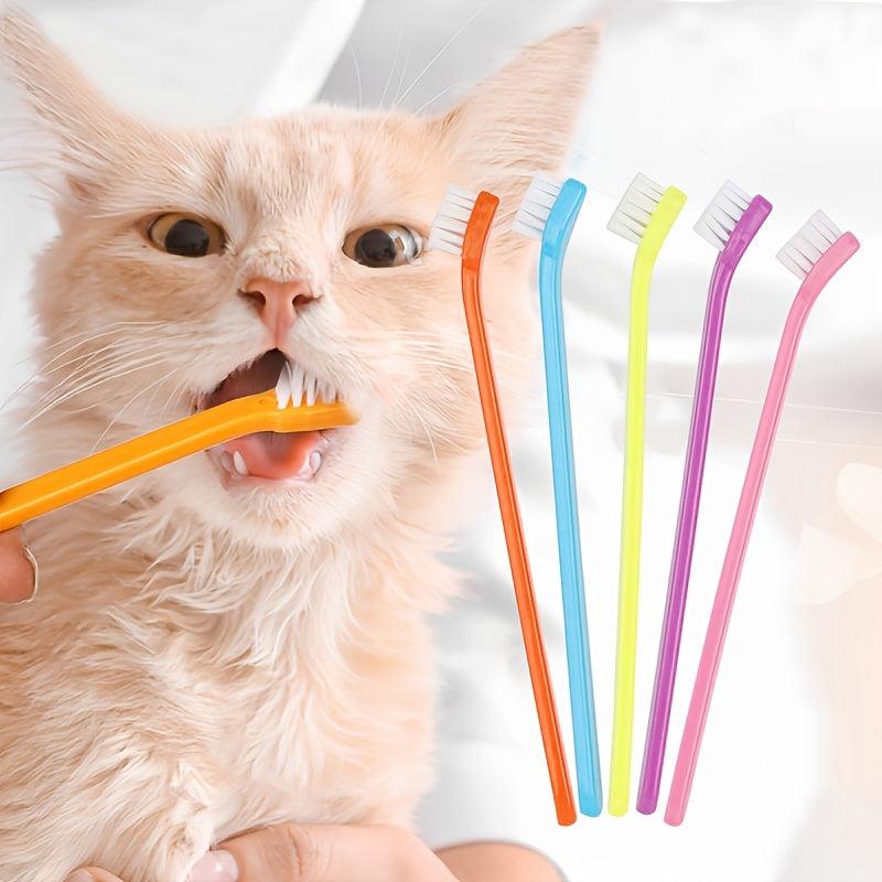 2pcs Solid Dog Toothbrush for Dental Care