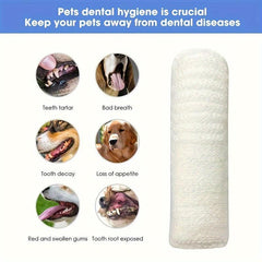 Dog Finger Toothbrush Pet Finger Brush For Teeth Cleaning