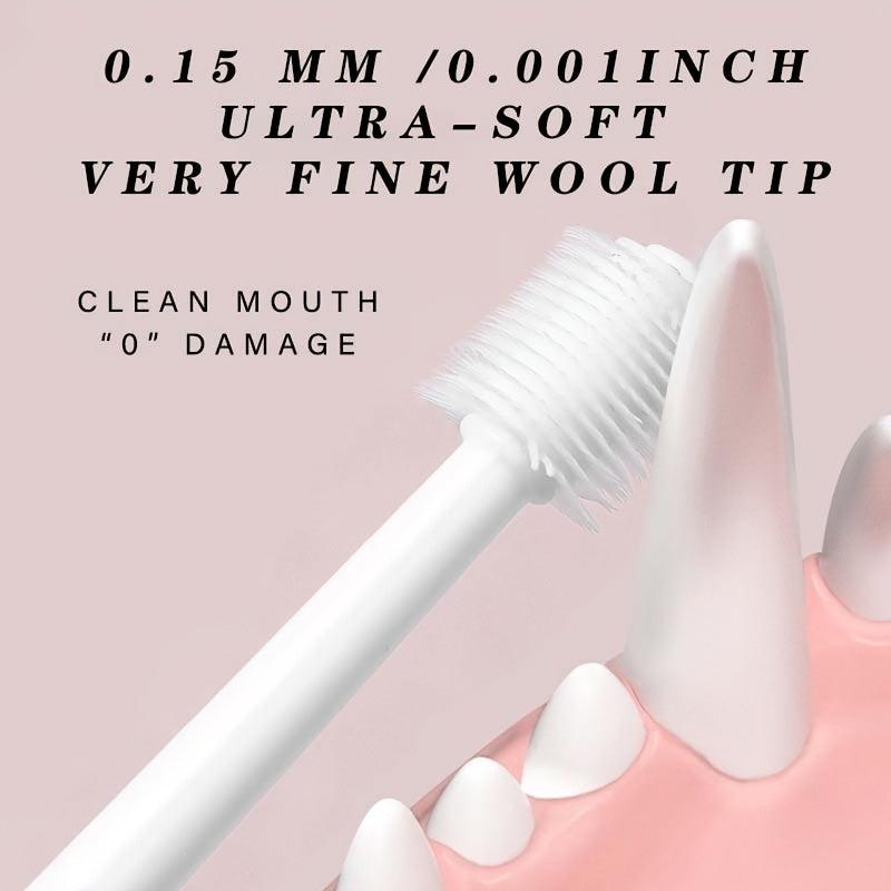 Pet Toothbrush 360 for Tartar Removal Small Dog Oral Cleaning