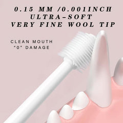 Pet Toothbrush 360 for Tartar Removal Small Dog Oral Cleaning
