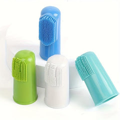 5pcs Dog Toothbrushes Soft Silicone Pet Finger Toothbrush
