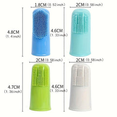 5pcs Dog Toothbrushes Soft Silicone Pet Finger Toothbrush
