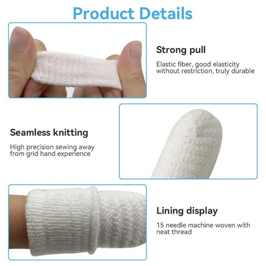 Two Finger Brushing Finger Cots Pets Care Accessories