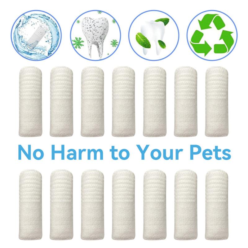 Two Finger Brushing Finger Cots Pets Care Accessories