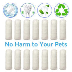 Two Finger Brushing Finger Cots Pets Care Accessories