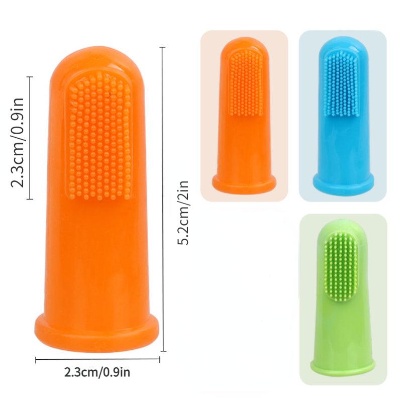 3pcs Pet Toothbrush for Cats and Dogs, Oral Cleaning Supplies