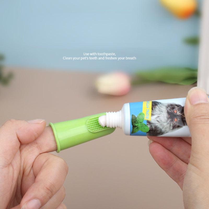 3pcs Pet Toothbrush for Cats and Dogs, Oral Cleaning Supplies